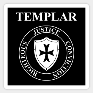 Templar Virtues of the Knights Templar Shield Sticker